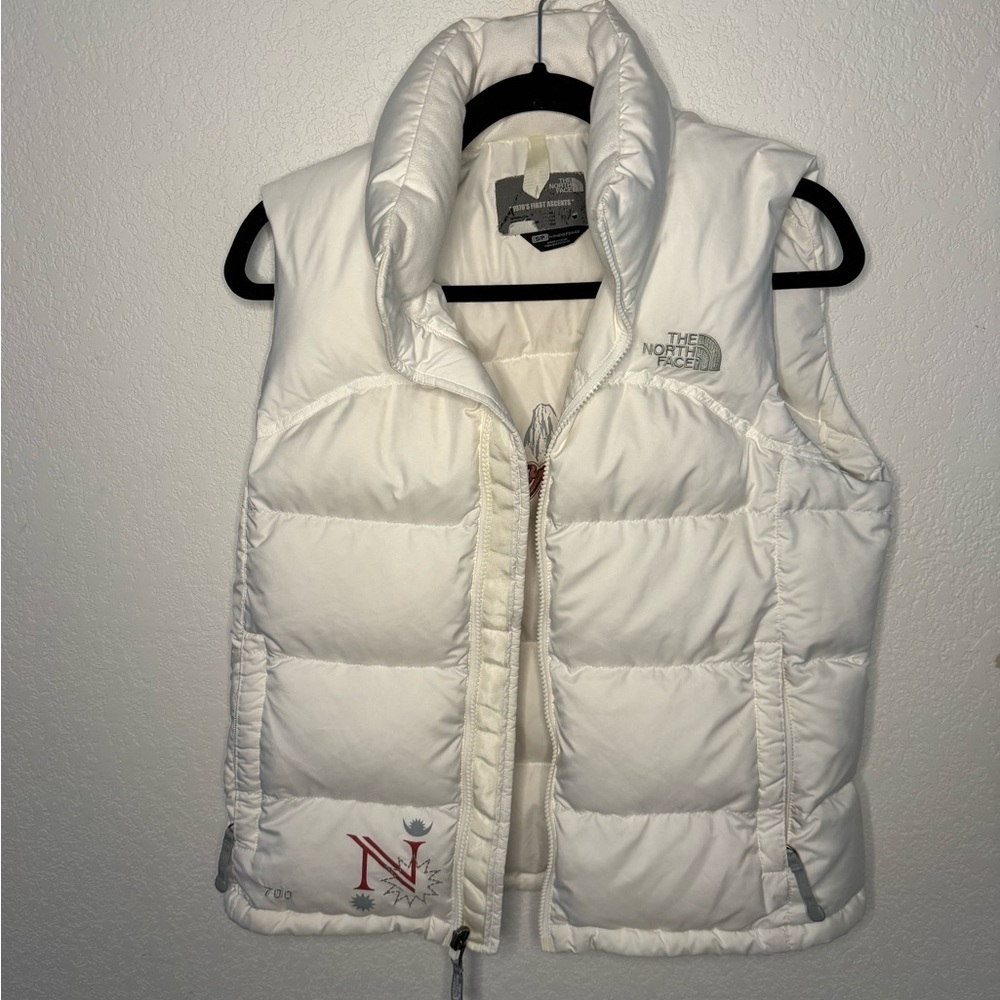 The North Face Gray and White Women's Vest